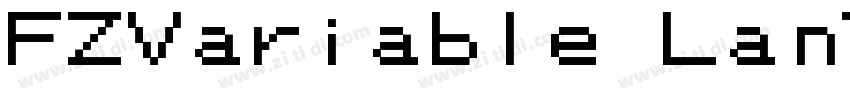FZVariable LanTHK GB字体转换